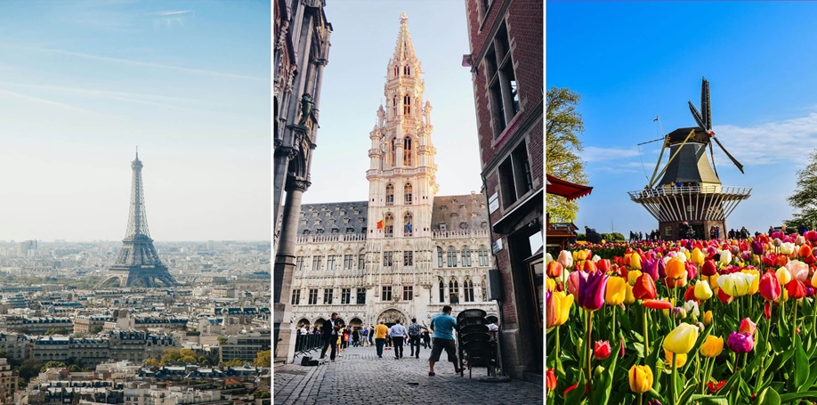 10روز فرانسه-بلژیک-هلند؛سه مقصد تماشایی