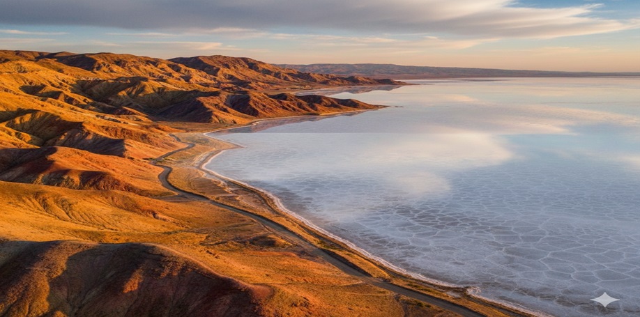 از تپه‌های رنگی هزاردره تا سپیدی دریاچه حوض سلطان