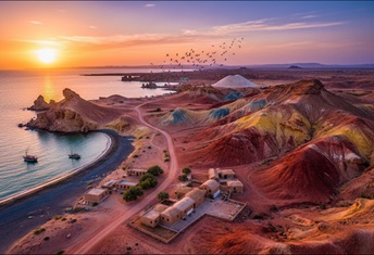 جزیره هرمز؛ موزه‌ای زنده از طبیعت، رنگ و تاریخ